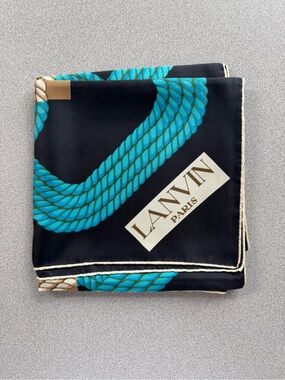 Vintage LANVIN PARIS  Scarf